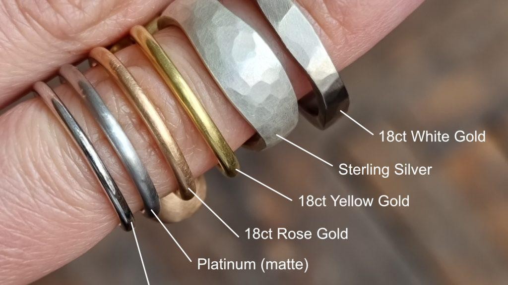 خرید حلقه ازدواج با توجه به رنگ پوست